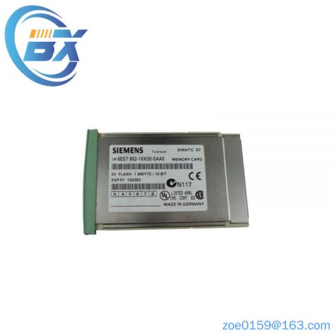 SIEMENS 6ES7952-1KK00-0AA0 Memory Card for Industrial Control Systems