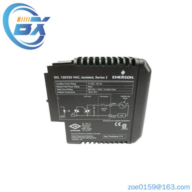 Emerson KJ3209X1-BA1 & VE4002S2T1B1 - High-Performance Output Module for Industrial Automation