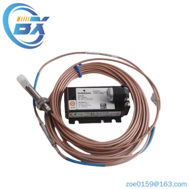 Emerson PR6423/002-131 CON021 Eddy Current Displacement Sensor: Precision Measurement for Industrial Control